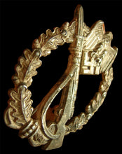 Lade das Bild in den Galerie-Viewer, Infanterie Sturmabzeichen von Franke & Co. Hollow. in Silber,Buntmetall Hervorragender Zustand. Ein Abzeichen mit fast vollständig erhaltener Versilberung.