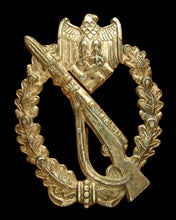 Lade das Bild in den Galerie-Viewer, Infanterie Sturmabzeichen von Franke & Co. Hollow. in Silber,Buntmetall Hervorragender Zustand. Ein Abzeichen mit fast vollständig erhaltener Versilberung.