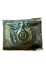 Lade das Bild in den Galerie-Viewer, Koppelschloss der Waffen-SS O &amp; C ges. gesch. Overhoff Neusilber
