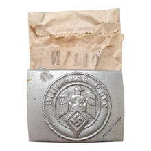 Lade das Bild in den Galerie-Viewer, Koppelschloss HJ mit hersteller makierung RZM M4/110  Josef Felix &amp; Söhne, Gablonz. Mint
